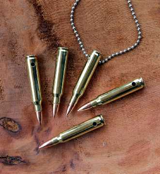223 jewelry bullet necklace