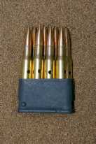 enbloc clip loaded dummy bullets from dummybullet.com