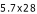 5.7x28